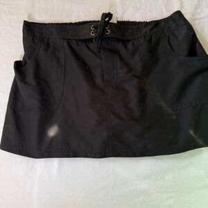 Girls Black Skort size Large Kona Sol brand
